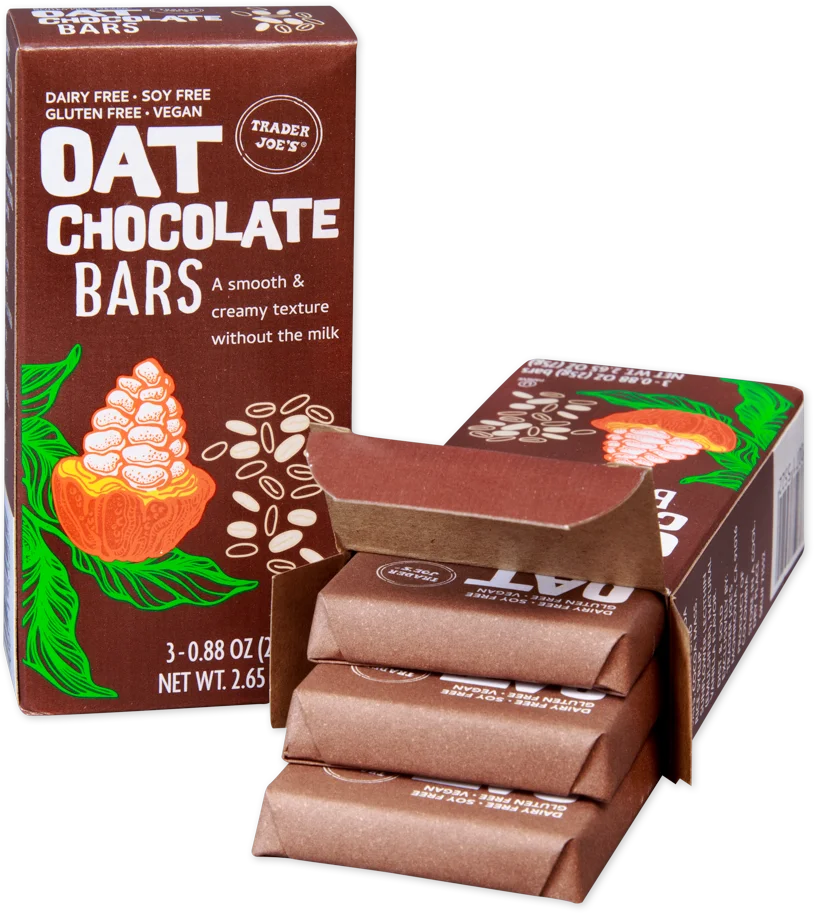 Trader Joes Oat Chocolate Bars/2.65 Oz
