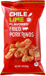 Chile Lime Flavored Fried Pork Rinds 3 Oz
