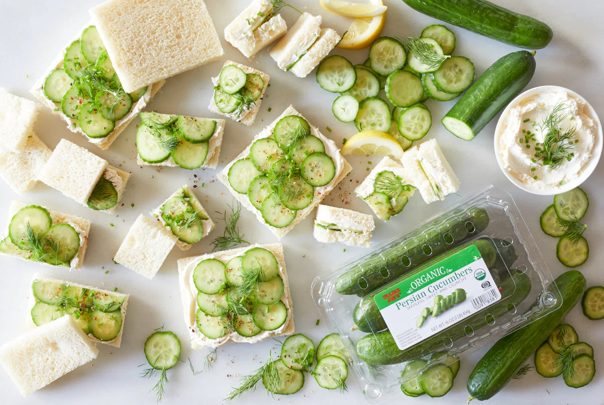 Trader Joes Organic Persian Cucumbers/16 Oz
