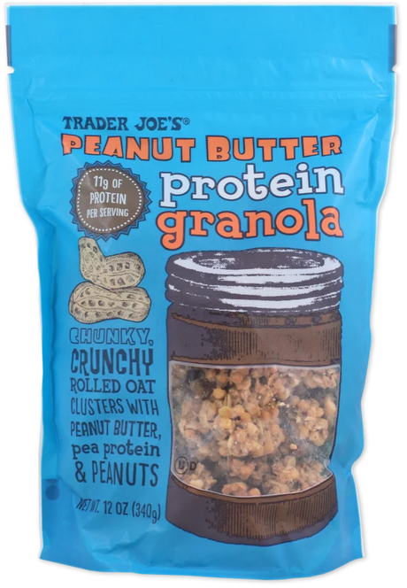 Trader Joe's Peanut Butter Protein Granola Crunchy Snack 12 oz