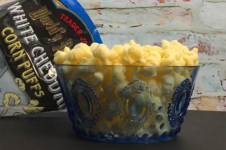 Trader Joe’s World’s Puffiest White Cheddar Corn Puffs 7 oz