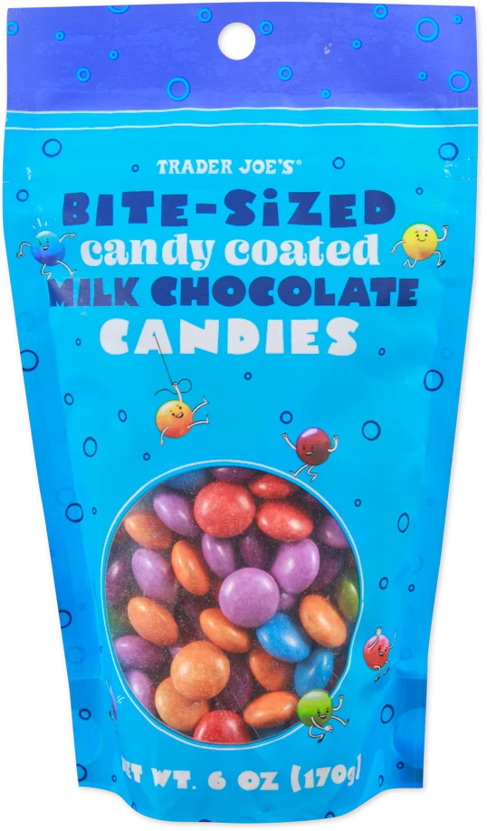 Trader Joes Candy Coated Chocolates/6 Oz