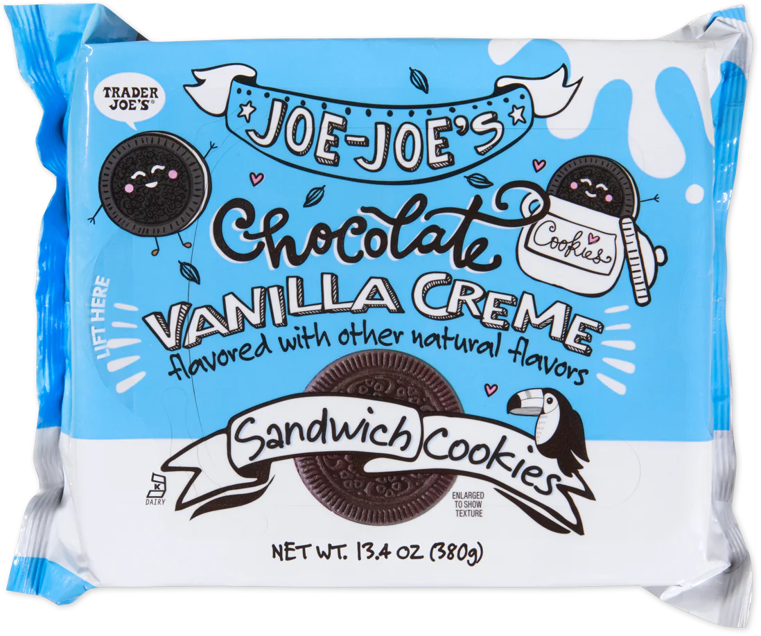Chocolate Vanilla Creme Joe Joe's 13.4 Oz