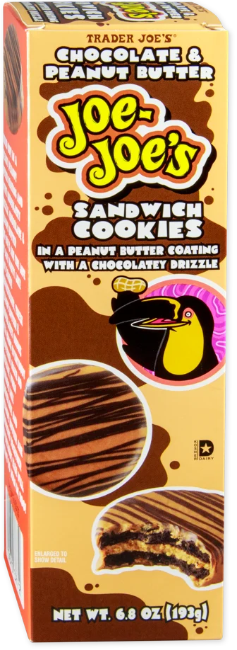 Trader Joe's Chocolate & Peanut Butter Joe-Joe's (6.8 Oz)