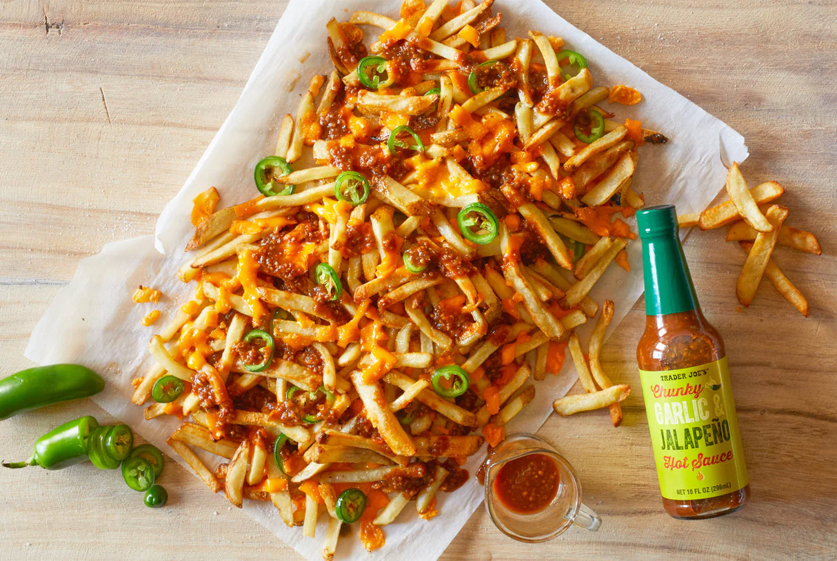 Trader Joes Chunky Garlic & Jalapeño Hot Sauce/10 Fl Oz