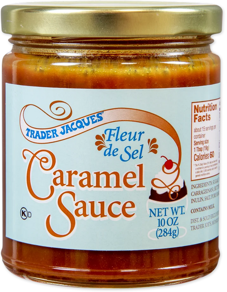 Trader Joe's Salty Caramel Delight Fleur de Sel Caramel Sauce /10 Oz