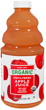 Organic Unfiltered Apple Juice 8 fl oz(240mL)