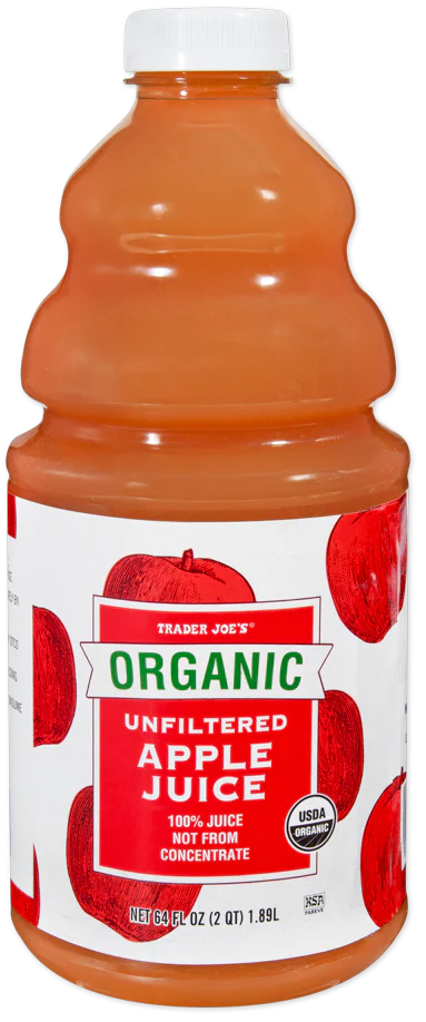 Organic Unfiltered Apple Juice 8 fl oz(240mL)