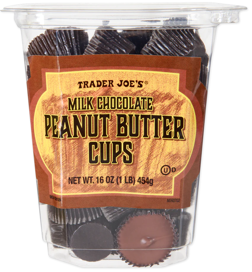 Trader Joes Milk Chocolate Peanut Butter Cups 16 Oz