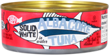 Solid White Albacore Tuna in Water No Salt Added 4.5 Oz
