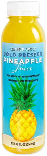 Cold Pressed Pineapple Juice - 12 Fl Oz