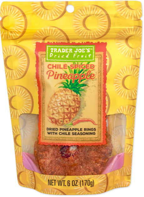 Trader Joe's Chile Spiced Pineapple Sweet & Spicy Snack 6 Oz