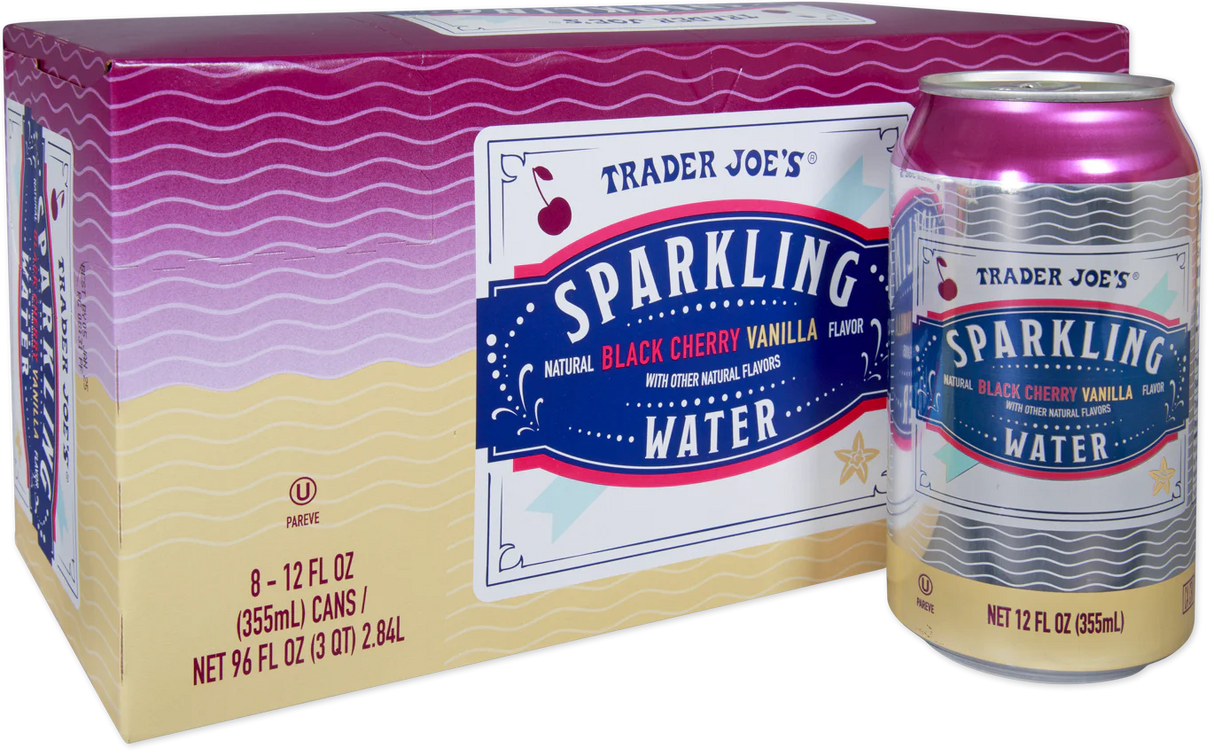 Black Cherry Vanilla Sparkling Water 12 Fl Oz