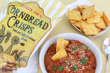 Trader Joe's Cornbread Crisps Savory Snack 6 Oz