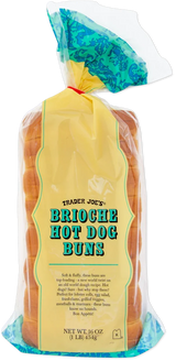 Trader Joes Brioche Hot Dog Buns/16 Oz