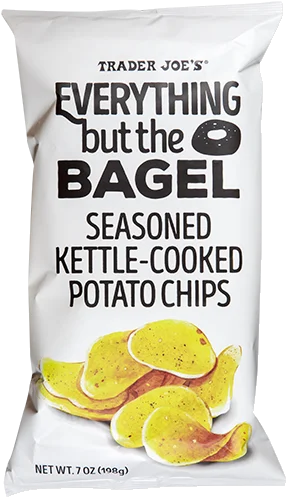 Trader Joe’s Everything But The Bagel Seasoned Potato Chips/7 Oz