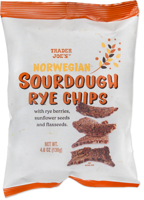 Norwegian Sourdough Rye Chips /4.6 Oz