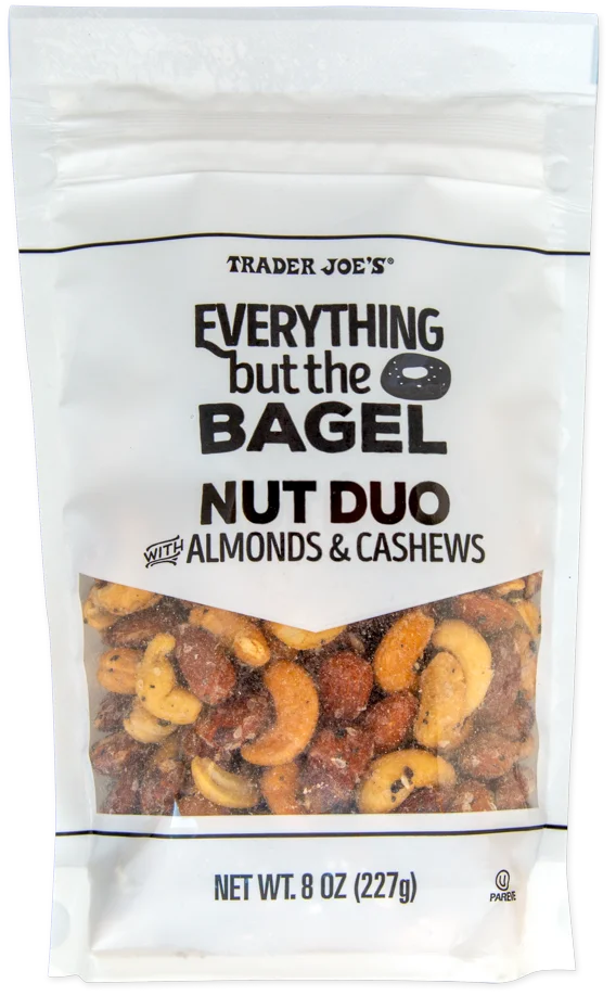 Trader Joe's Everything But the Bagel Nut Duo 8 oz