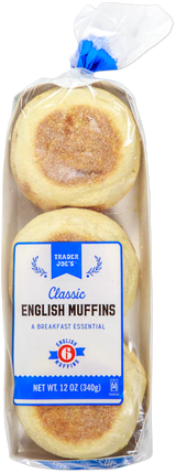 Trader Joe’s Classic English Muffins/12 Oz