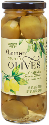 Lemon Stuffed Olives 12 Oz