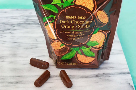 Trader Joes Dark Chocolate Orange Sticks/10 Oz