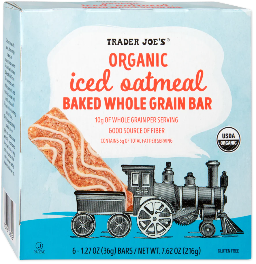 Organic Iced Oatmeal Baked Whole Grain Bar /1.27 Oz