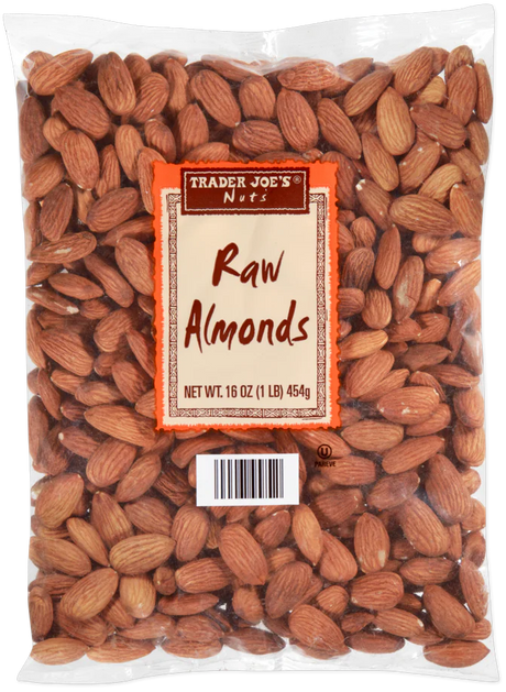 Trader Joe's Nutritious Snack Raw Almonds /1 lb