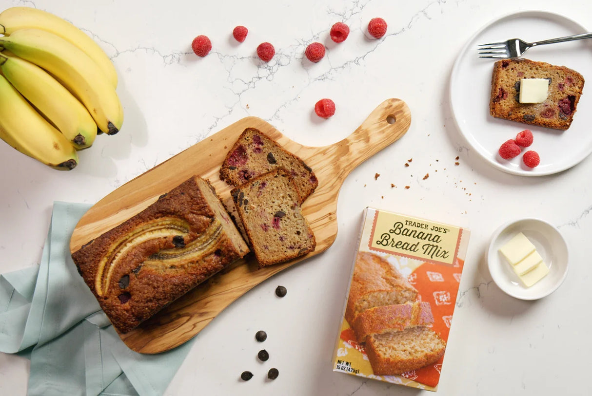 Trader Joe's Banana Bread Mix - Moist & Delicious Baking Delight 15 oz