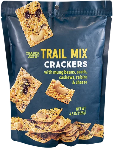 Trader Joe's Trail Mix Crackers For Flavorful Snack 4.5 oz