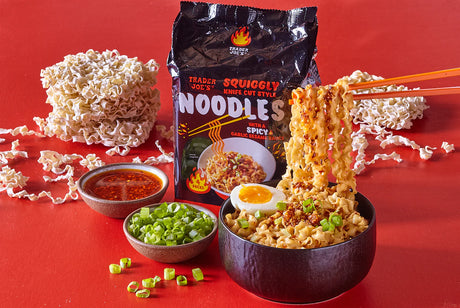 Spicy Squiggly Knife Cut Noodles 15.9 oz