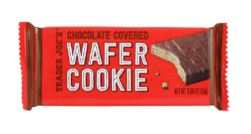 Trader Joe's Chocolate Covered Wafer Cookie Crispy Delight 1.94 oz