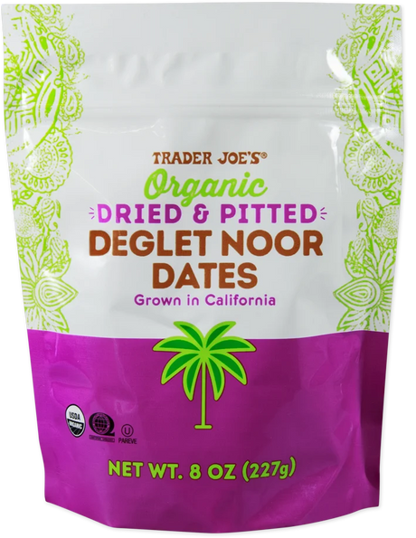 Trader Joe’s Organic Dried & Pitted Deglet Noor Dates/8 Oz