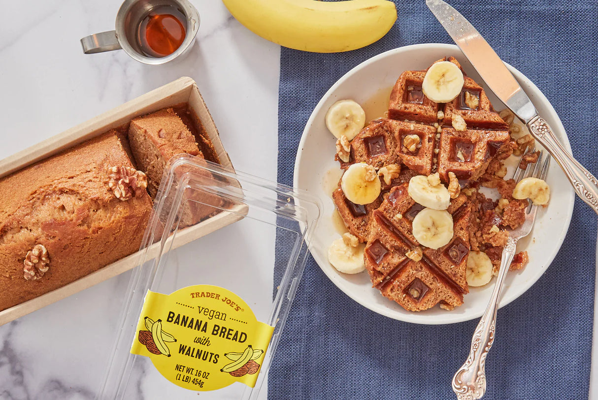 Trader Joe's Vegan Banana Bread with Walnuts (16 Oz)
