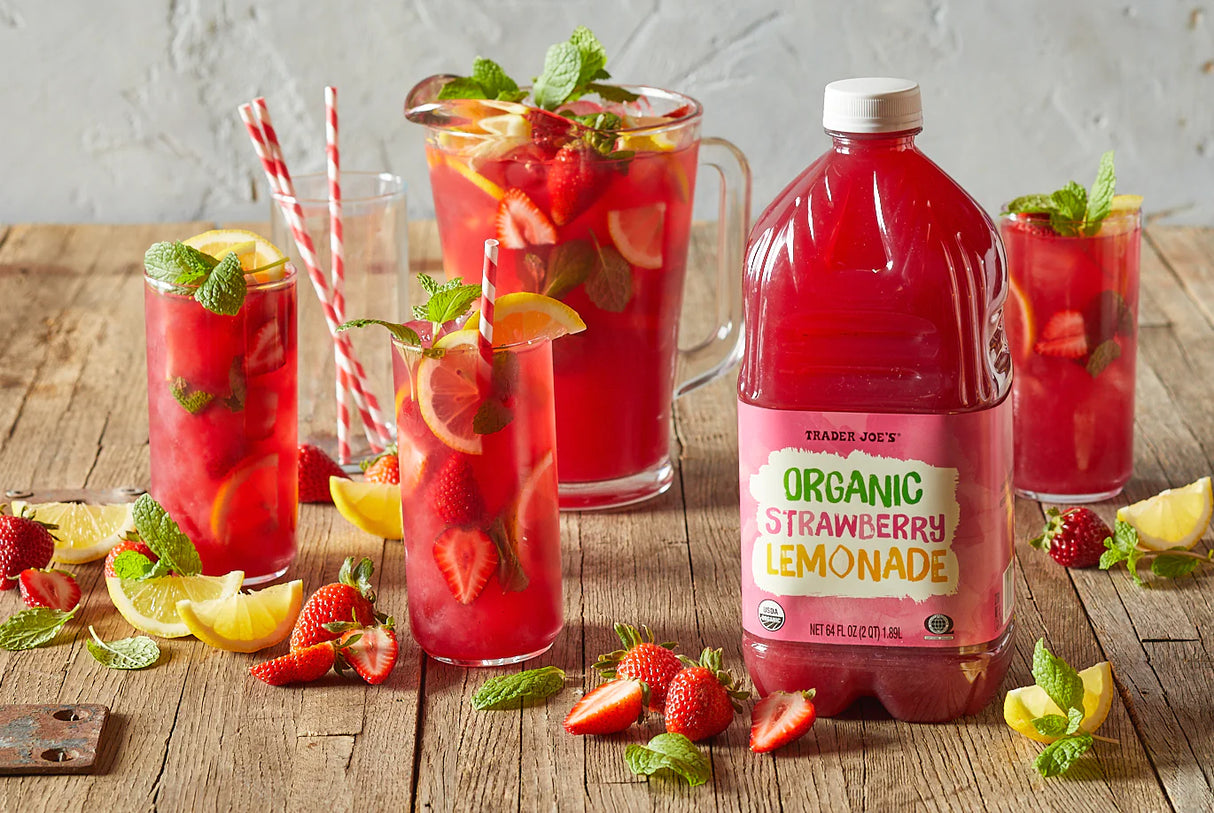 Organic Strawberry Lemonade 64 Fl Ozv