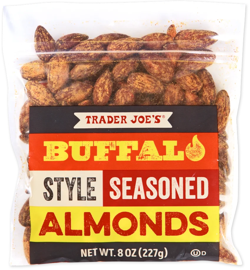 Trader Joes Buffalo Style Seasoned Almonds/8 Oz