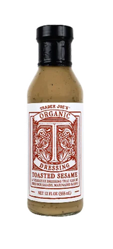 Trader Joes Organic Toasted Sesame Dressing/12 Fl Oz