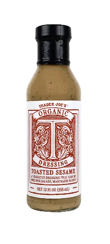 Trader Joes Organic Toasted Sesame Dressing/12 Fl Oz