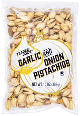 Trader Joe's Savory Snack Delight Garlic & Onion Pistachios 13 oz