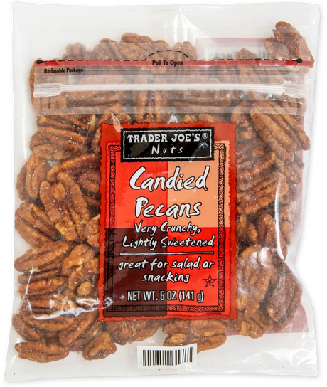 Candied Pecans – Sweet & Crunchy Snack, 5 oz