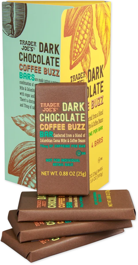 Dark Chocolate Coffee Buzz Bar 3.5 oz