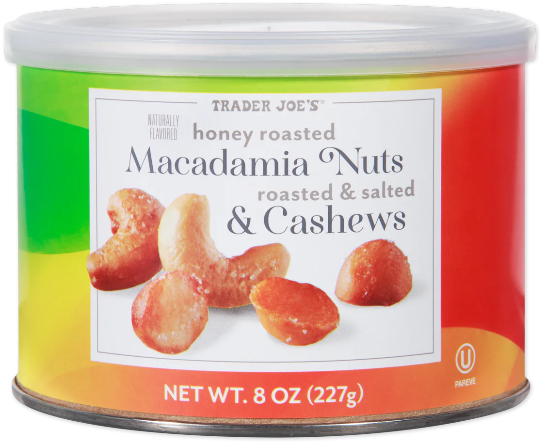 Honey Roasted Macadamia Nuts & Cashews 8 Oz