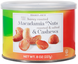 Honey Roasted Macadamia Nuts & Cashews 8 Oz