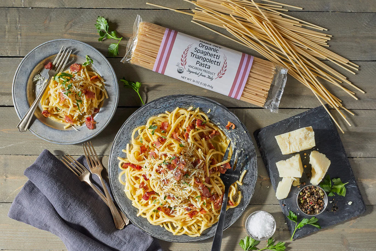 Organic Spaghetti Triangoletti Pasta 1 lb Authentic & Delicious