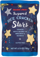 Sugared Rice Cracker Stars 6.35 oz