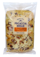 Trader Joe's Focaccia Bread with Roasted Tomato & Parmesan 14 oz