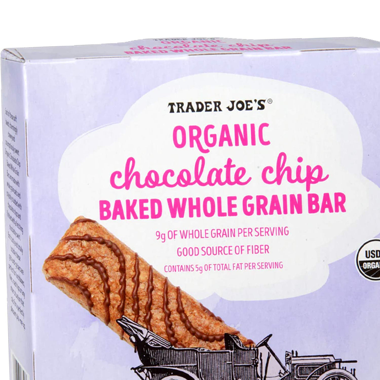 Organic Chocolate Chip Baked Whole Grain Bar /1.27 Oz