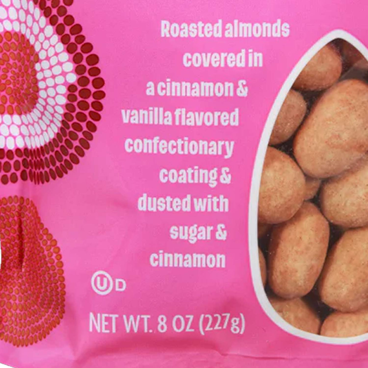 Cinnamon Sugar Almonds 8 Oz