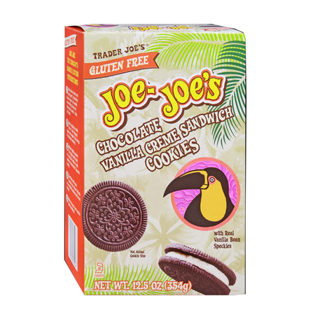 Trader Joe's Gluten Free Joe-Joe's Chocolate Vanilla Creme Cookies | 12.5 oz